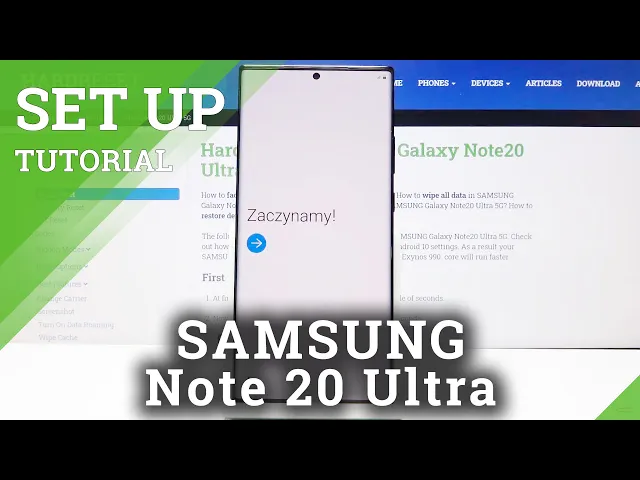 Video thumbnail for How to Set Up SAMSUNG Galaxy Note 20 Ultra – Configuration & Activation Process