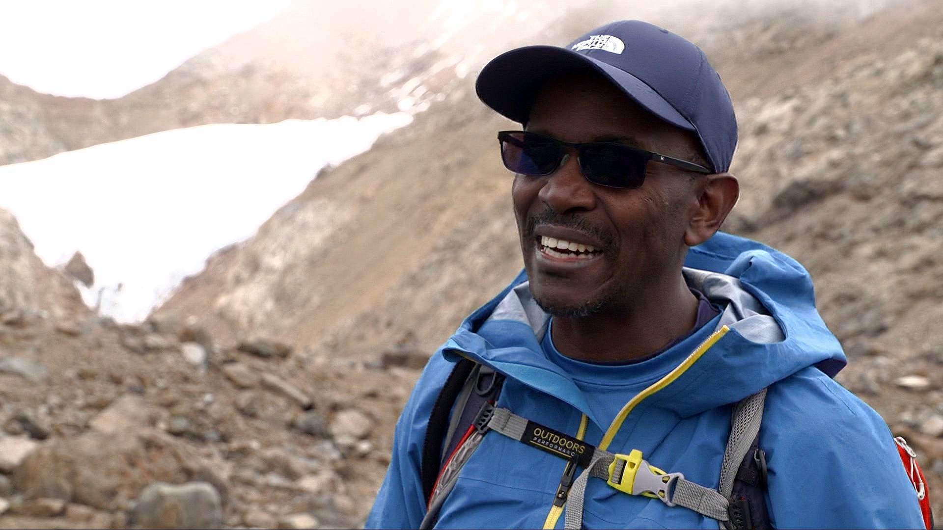 Video thumbnail for Mount Kenya’s melting peaks erode a symbol of national identity