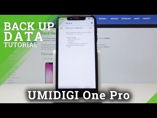 Video thumbnail for How to Create Google Backup in UMIDIGI One Pro – Save Data