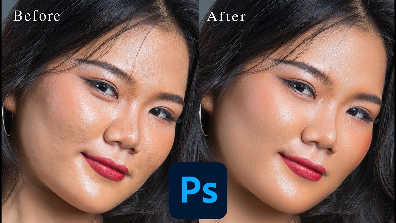 Video thumbnail for Photoshop face smooth easy frequency separation Action tutorial and free download 2023