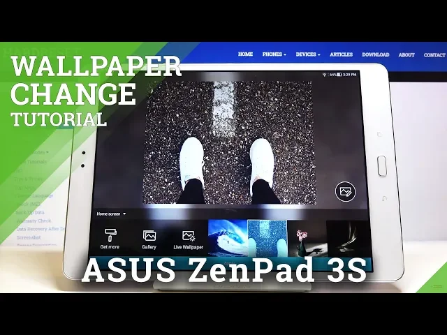 Video thumbnail for How to Change Wallpaper in ASUS ZenPad 3s – Refresh Screen Look