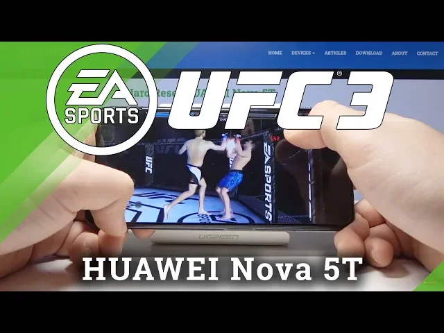 Video thumbnail for FPS Review & Game Test on Huawei Nova 5T – UFC Gameplay