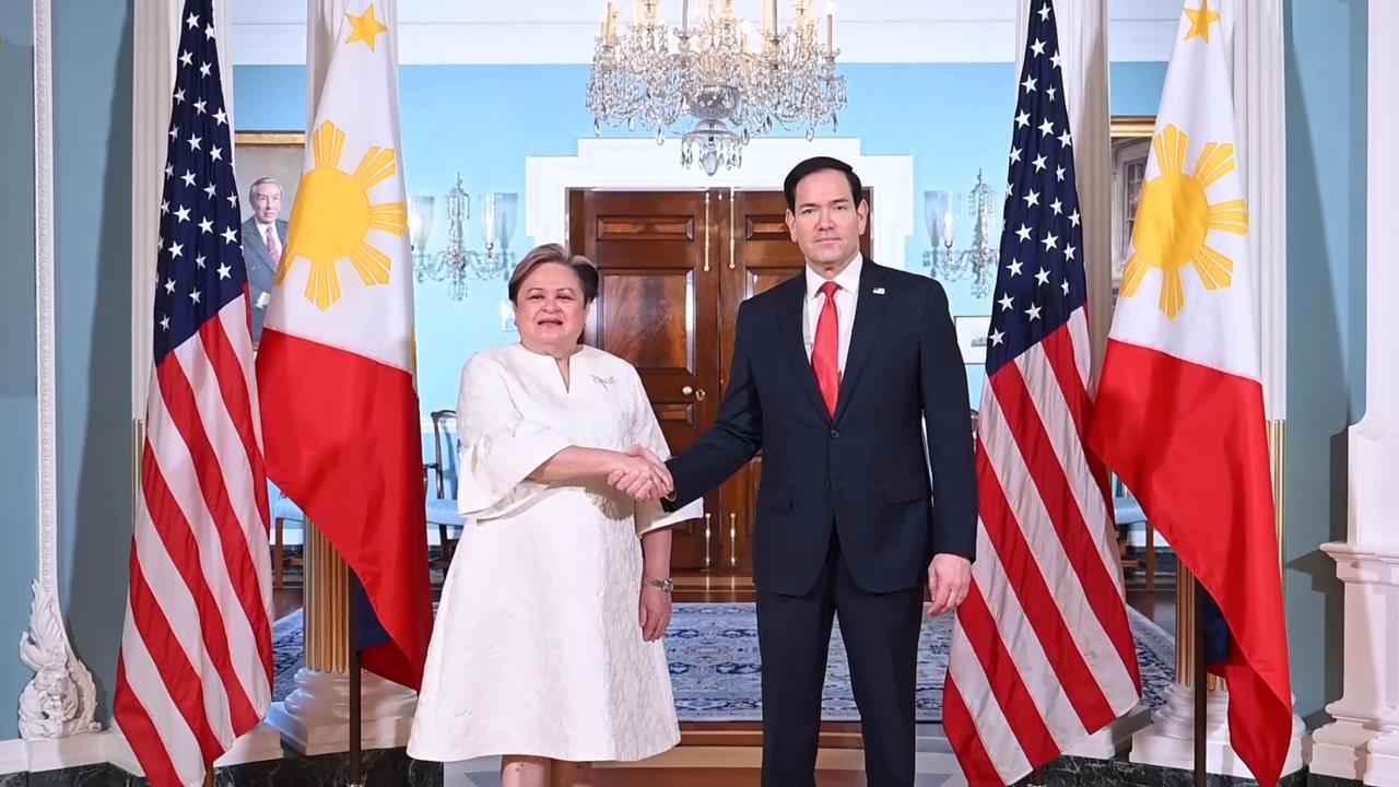 Video thumbnail for US: Rubio meets Philippine foreign minister in Washington.