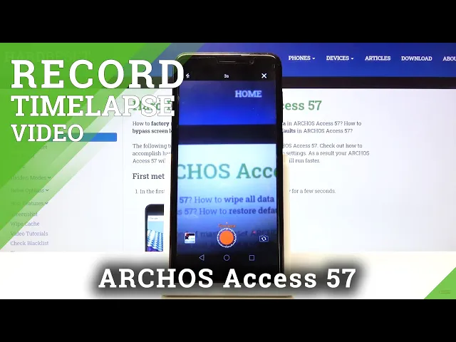 Video thumbnail for How to Record Timelapse Video on ARCHOS Access 57 – Speed Up Video