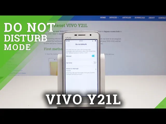 Video thumbnail for How to Enable Silent Mode in VIVO Y21L - Do Not Disturb Mode