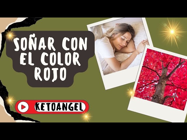 'Video thumbnail for Significado de soñar con el color rojo, Video'