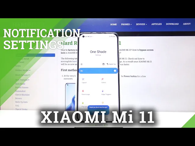 Video thumbnail for How to Customize Notification Bar in Xiaomi Mi 11? One Shade Application