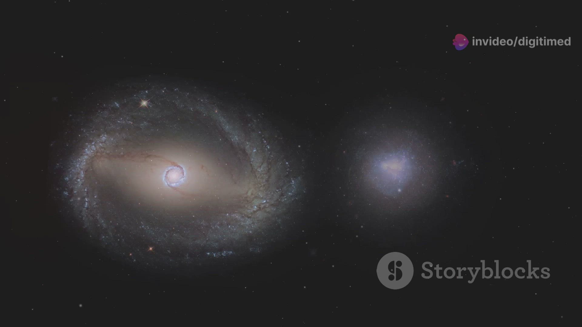 Video thumbnail for The Milky Way and Andromeda Galaxy have already begun swapping stars