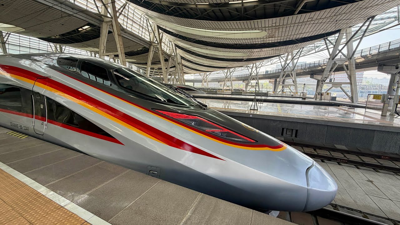 Video thumbnail for Beijing to Shanghai China High Speed Train Travel 2026