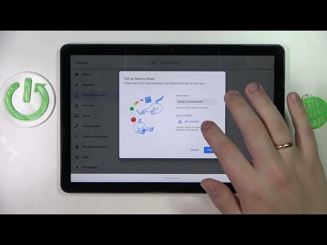 Video thumbnail for Lenovo IdeaPad Duet Chromebook - Set Up Nearby Share