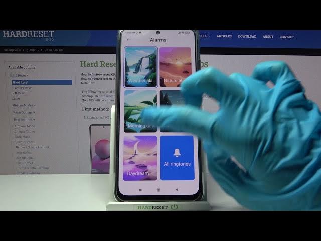 Video thumbnail for How to Set Up Alarm Clock on XIAOMI REDMI NOTE 10S – Open Alarm Clock Settings