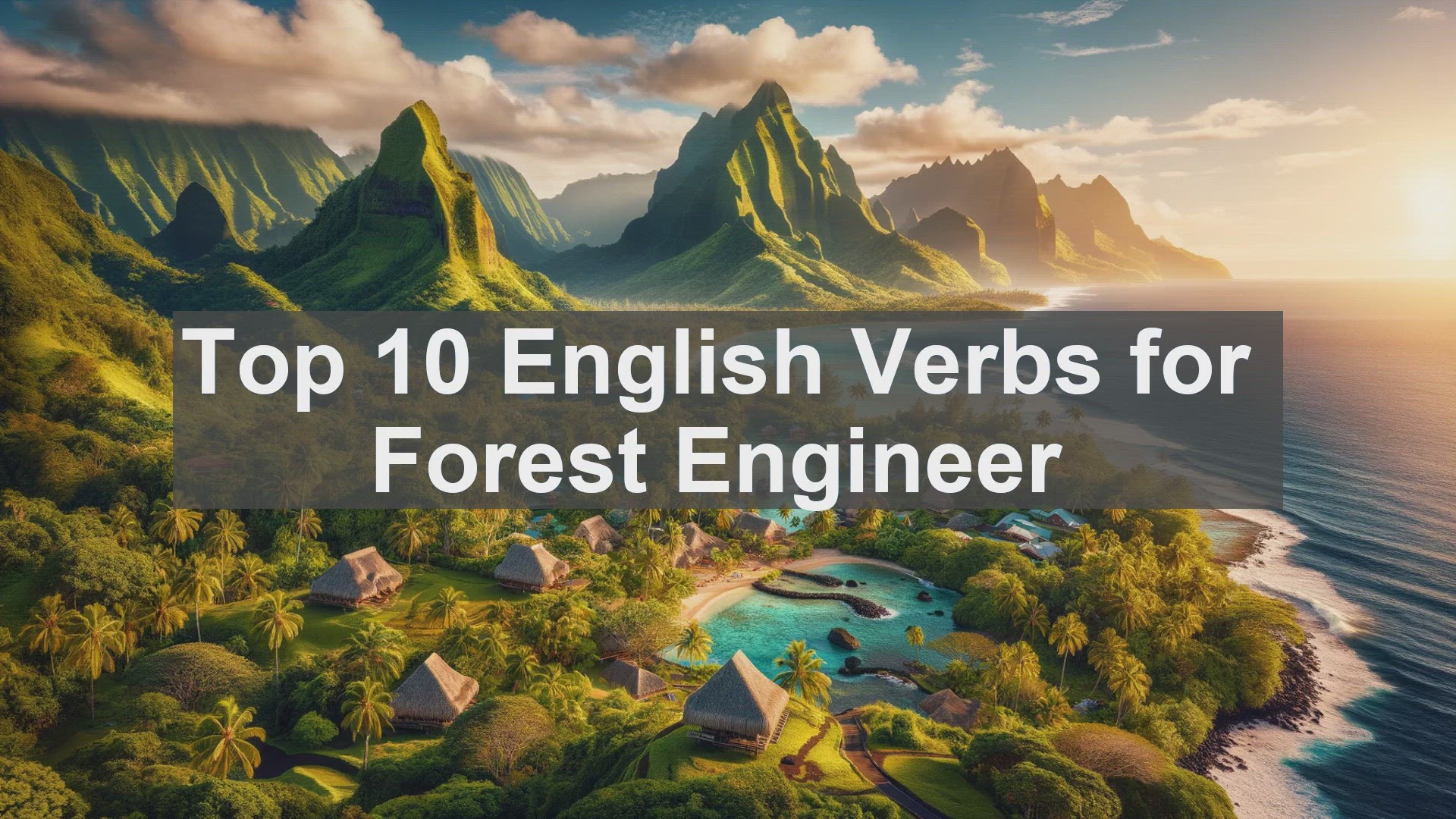 'Video thumbnail for Top 10 English Verbs for Forest Engineer'
