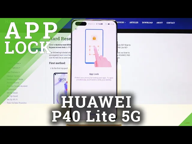 Video thumbnail for How to Lock Apps with Fingerprint in Huawei P40 Lite 5G – App Lock