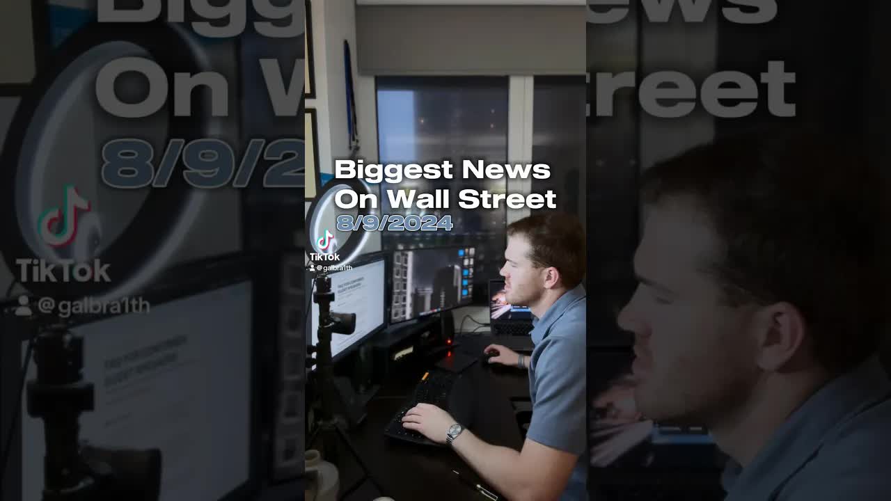 Video thumbnail for Jeff Bezos is all in on AI. | Today on #wallstreet - August 9th, 2024 #shorts