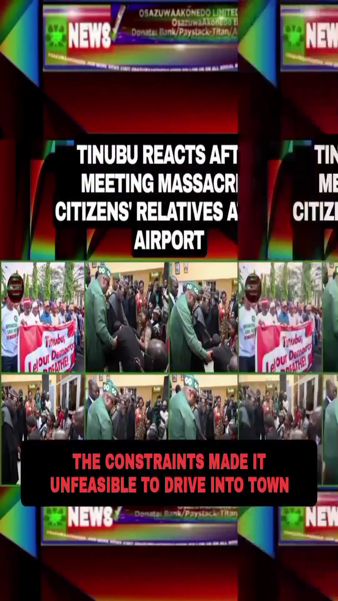Video thumbnail for Tinubu Reacts After Meeting Massacred Citizens’ Relatives At Jos Airport