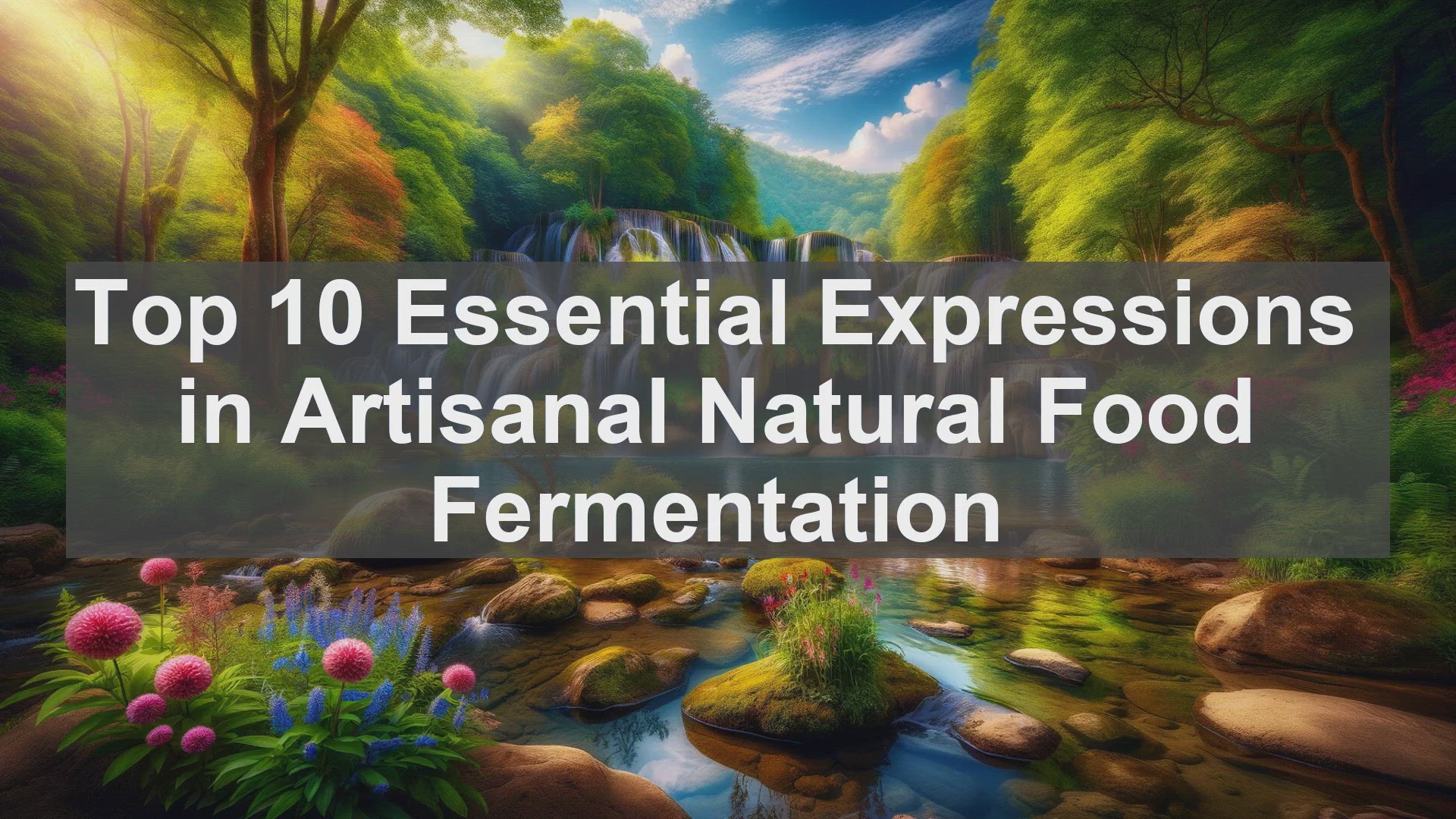 'Video thumbnail for Top 10 Essential Expressions in Artisanal Natural Food Fermentation'