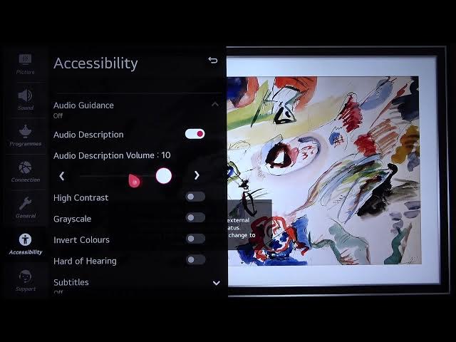 Video thumbnail for LG NanoCell TV - How to Set Up Audio Descriptions? LG 4K LED Smart TV (49NANO867NA)