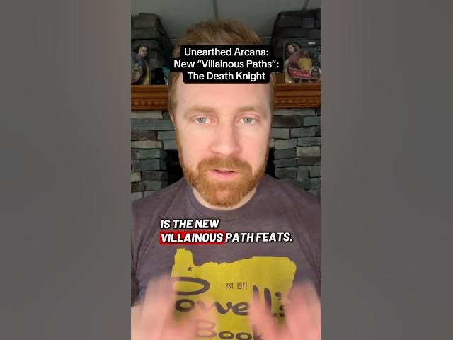 Video thumbnail for DnD 5.5’s new Villainous Paths: the Death Knight!