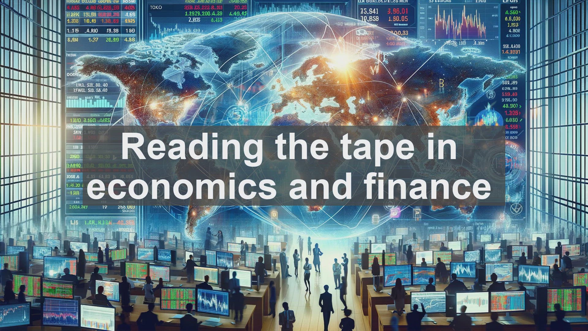'Video thumbnail for Reading the tape in economics and finance'