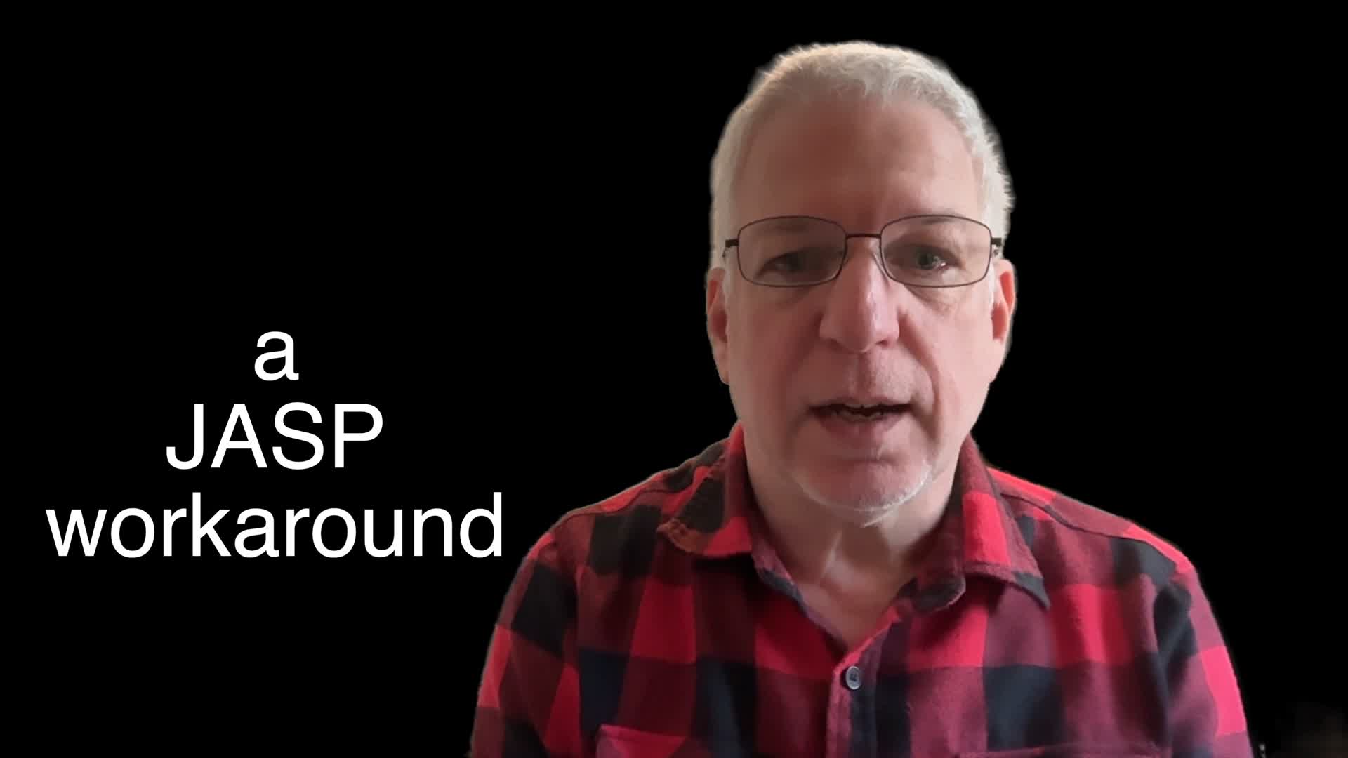 'Video thumbnail for Recoding Workaround for JASP'