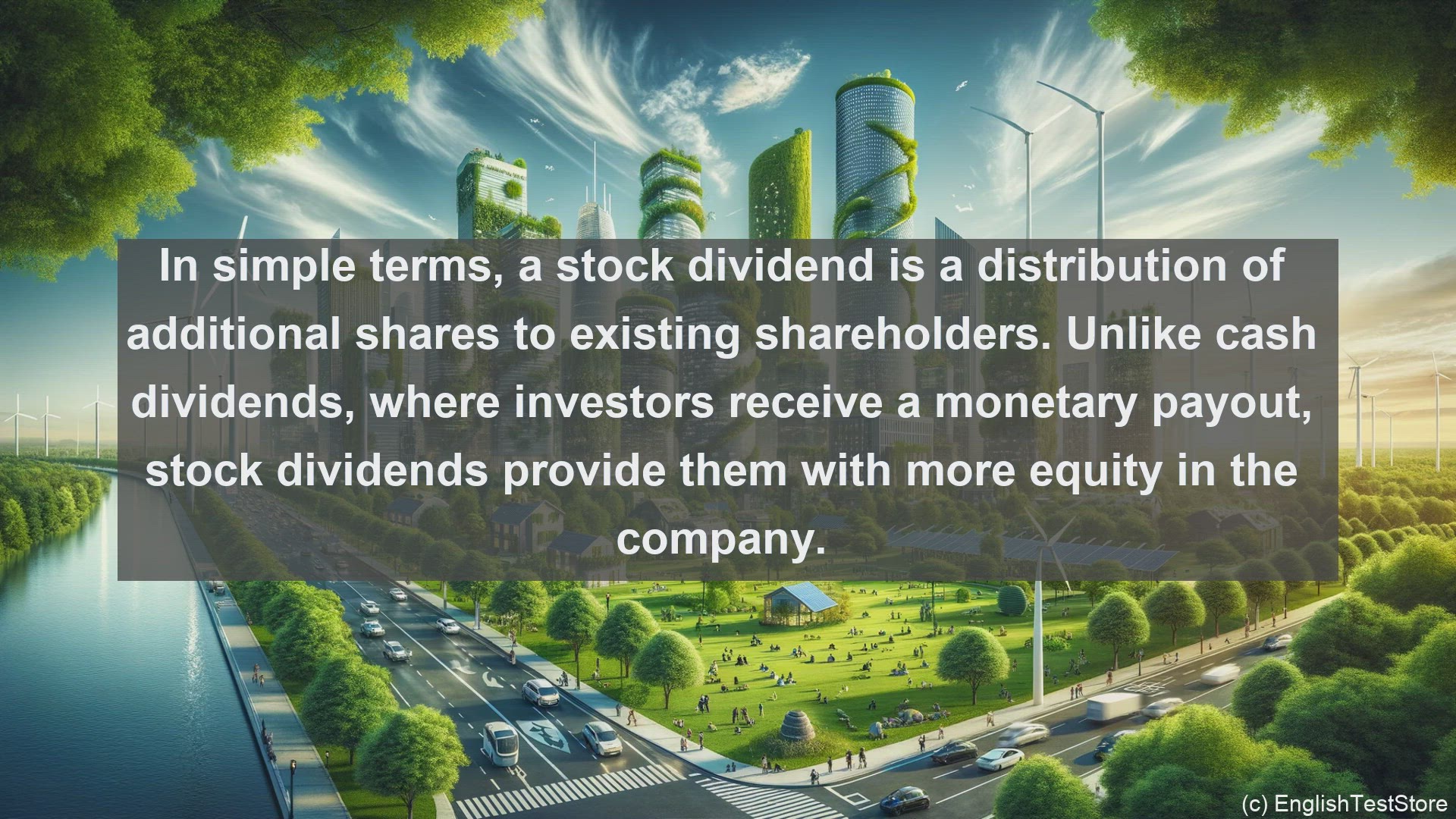 'Video thumbnail for Stock dividend in economics and finance'