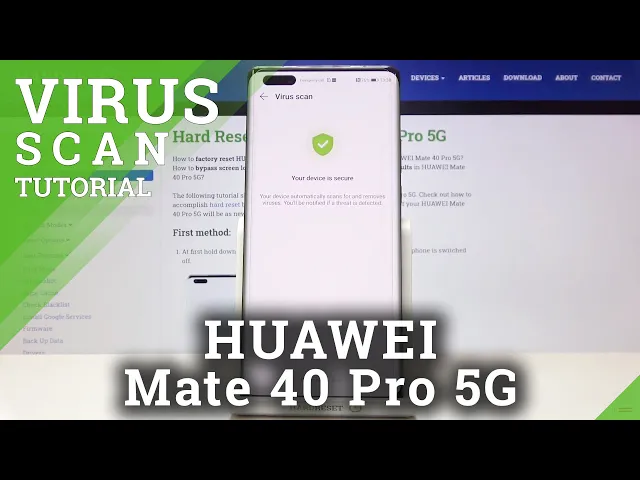 Video thumbnail for How to Perform Virus Scan on HUAWEI Mate 40 Pro 5G – Virus Scan