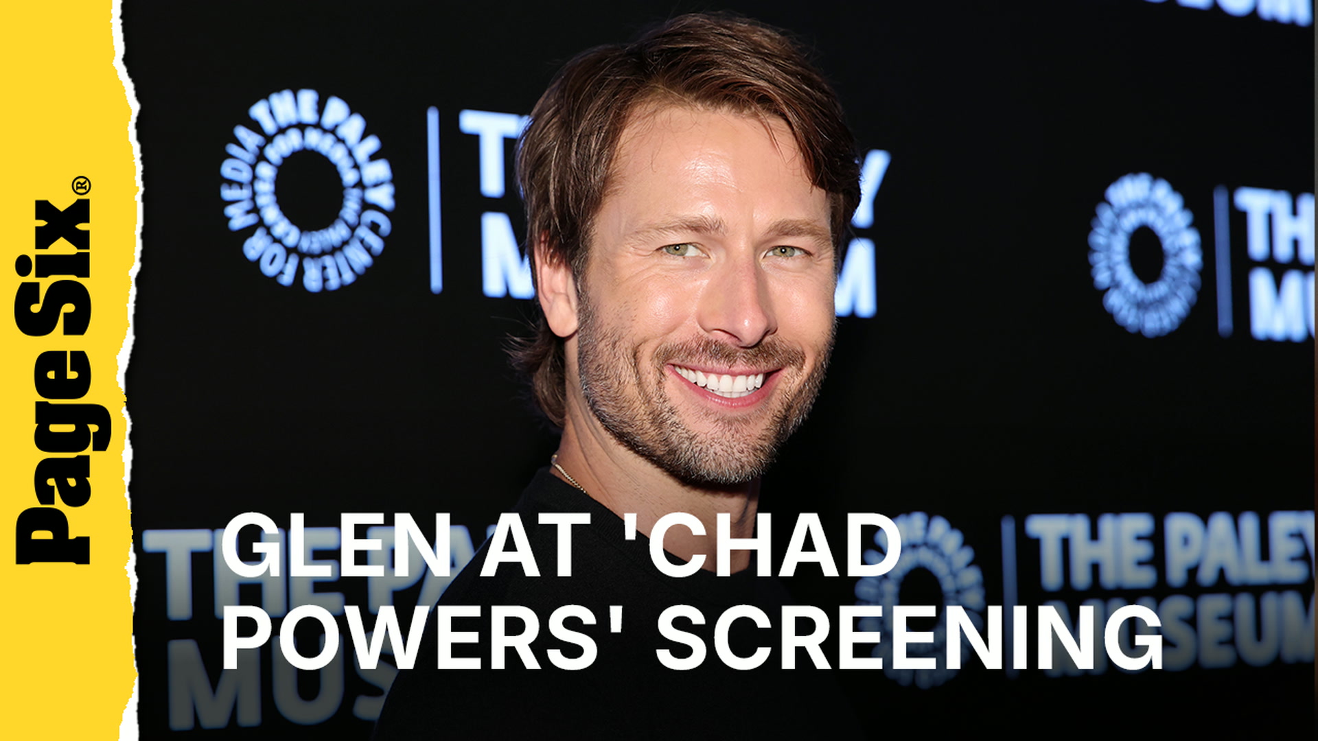 Video thumbnail for Glen Powell flashes a smile at PaleyLive's 'Chad Powers' Season 2 screening