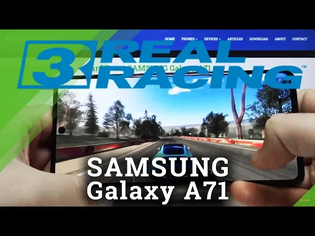 Video thumbnail for Real Racing 3 on Samsung Galaxy A71  - Check Gaming Performance