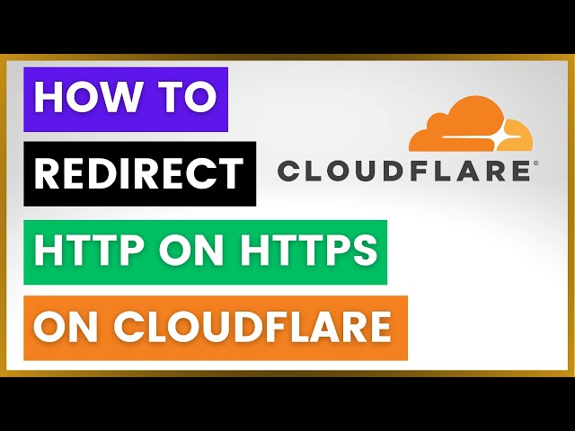 Video thumbnail for How To Redirect Http To Https On Cloudflare? [in 2025]