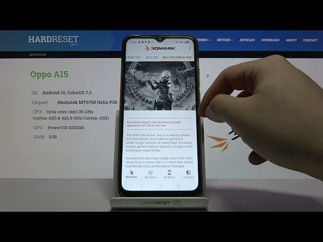 Video thumbnail for Oppo A15 - 3DMark Wild Life | Available on A15?!