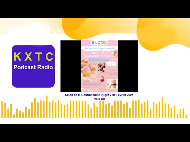 Video thumbnail for Salon de la Gourmandise Puget Ville Février 2025 - Voix Off