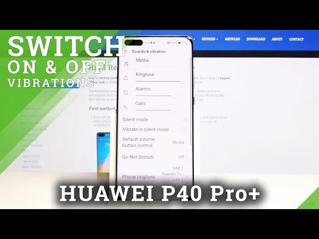 Video thumbnail for How to Enter Vibration Settings in HUAWEI P40 Pro+ – Manage Vibrations