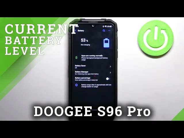 Video thumbnail for How to Enable Battery Percentage in DOOGEE S96 Pro - Show Battery Level