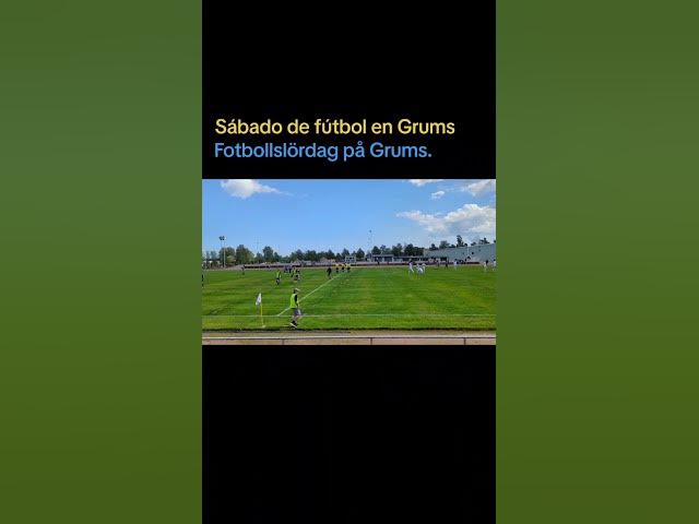Video thumbnail for Sábado de fútbol en Grums.
