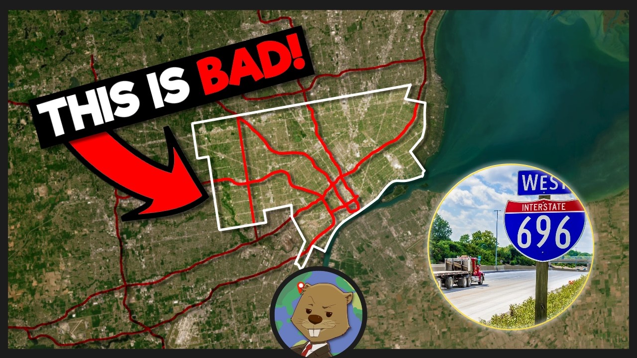 Video thumbnail for What's Wrong With Detroit's Strange Highway System?