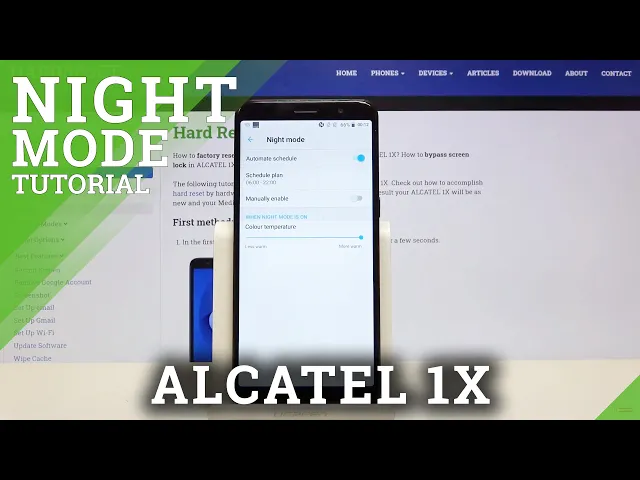 Video thumbnail for How to Enable Eye Comfort Mode in ALCATEL 1X - Eye Protection