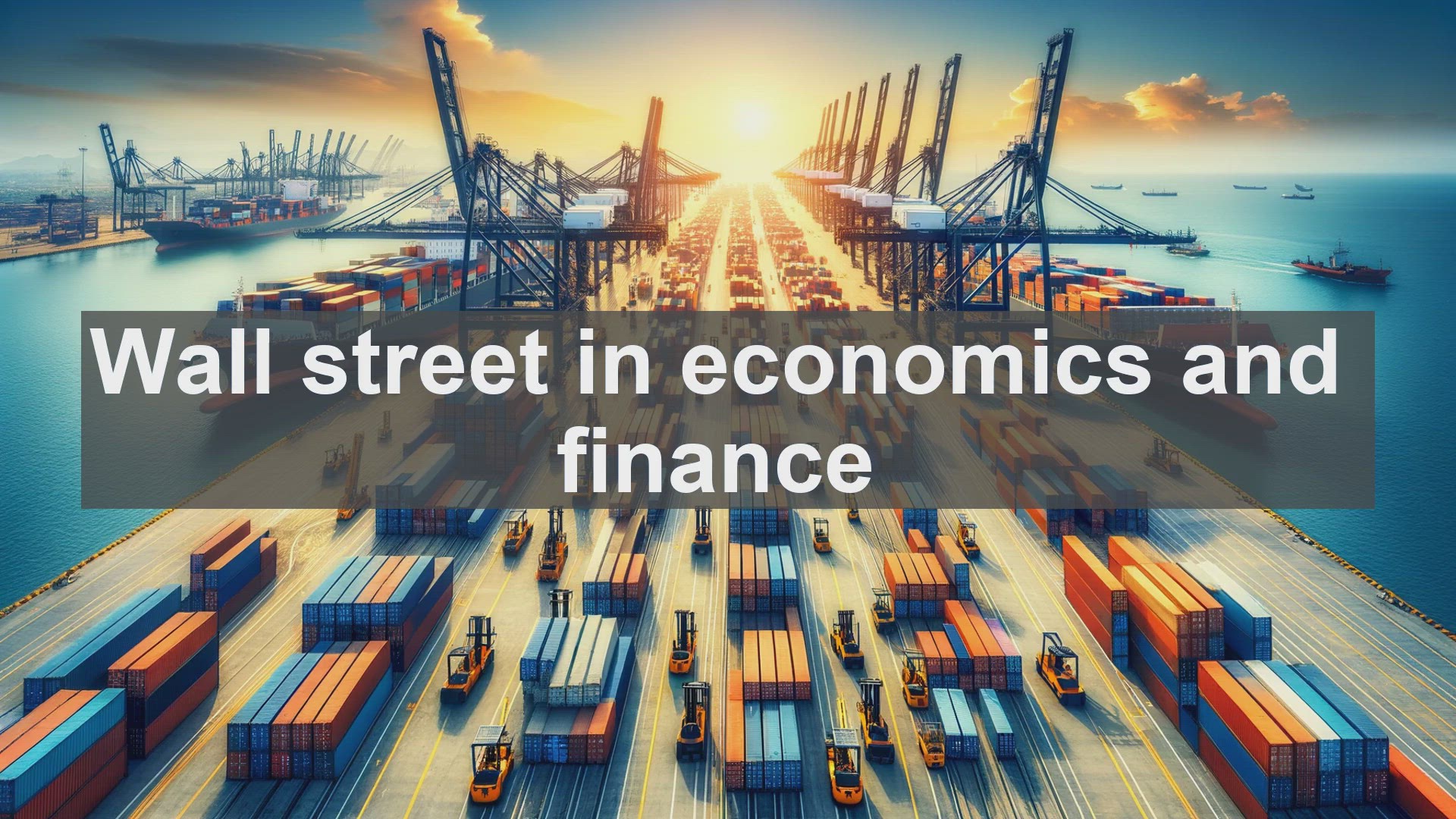 'Video thumbnail for Wall street in economics and finance'