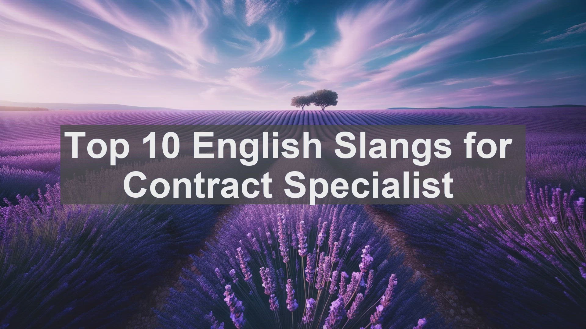 'Video thumbnail for Top 10 English Slangs for Contract Specialist'