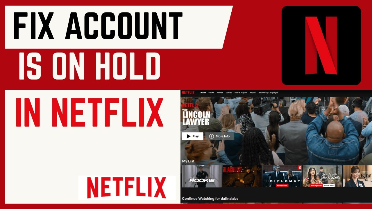 Video thumbnail for How To Solve Billing Error "Account Is On Hold, Problem With Last Payment" On Netflix Account