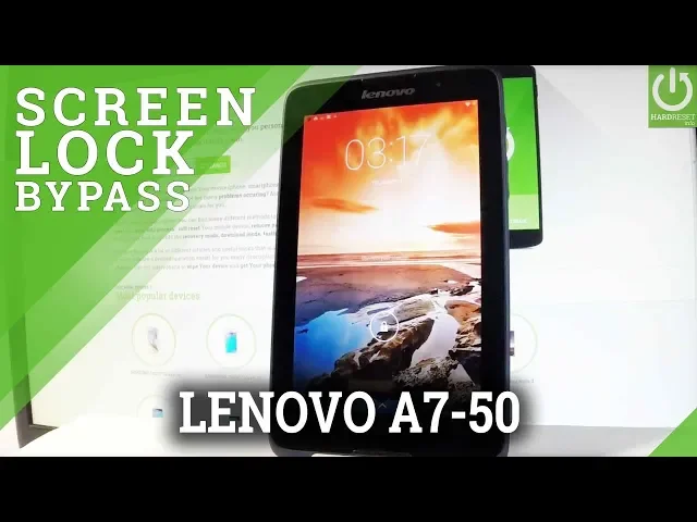 Video thumbnail for Hard Reset LENOVO A7-50 (WiFi) A3500-F - Bypass Screen / Clear eMMC