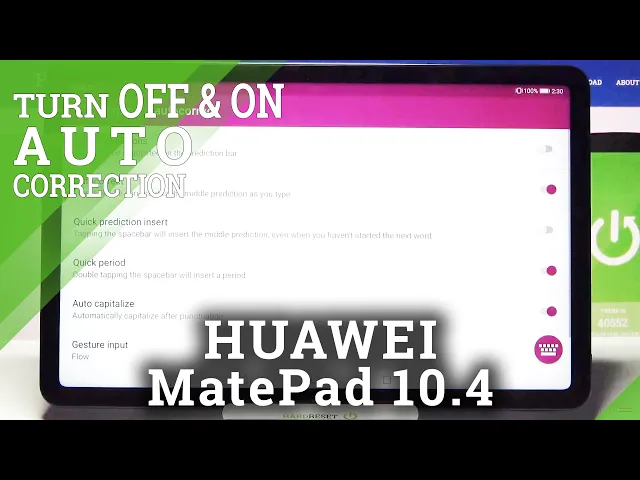Video thumbnail for How to Find Text Correction Options in HUAWEI MatePad 10.4 – Correction Settings