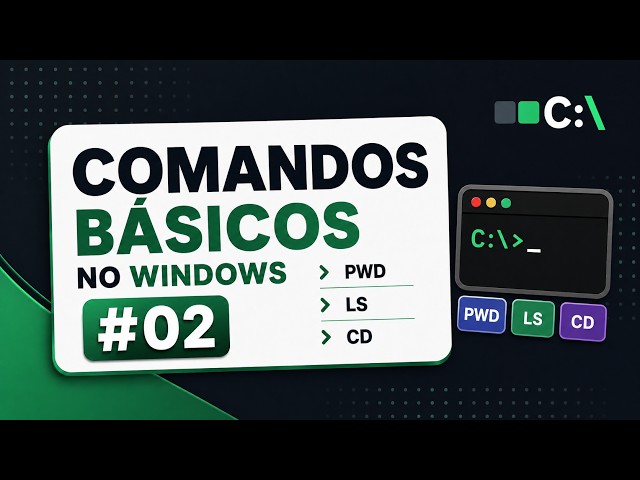Video thumbnail for Como Navegar no Terminal do Windows #02 — PWD, LS, CD e Mais