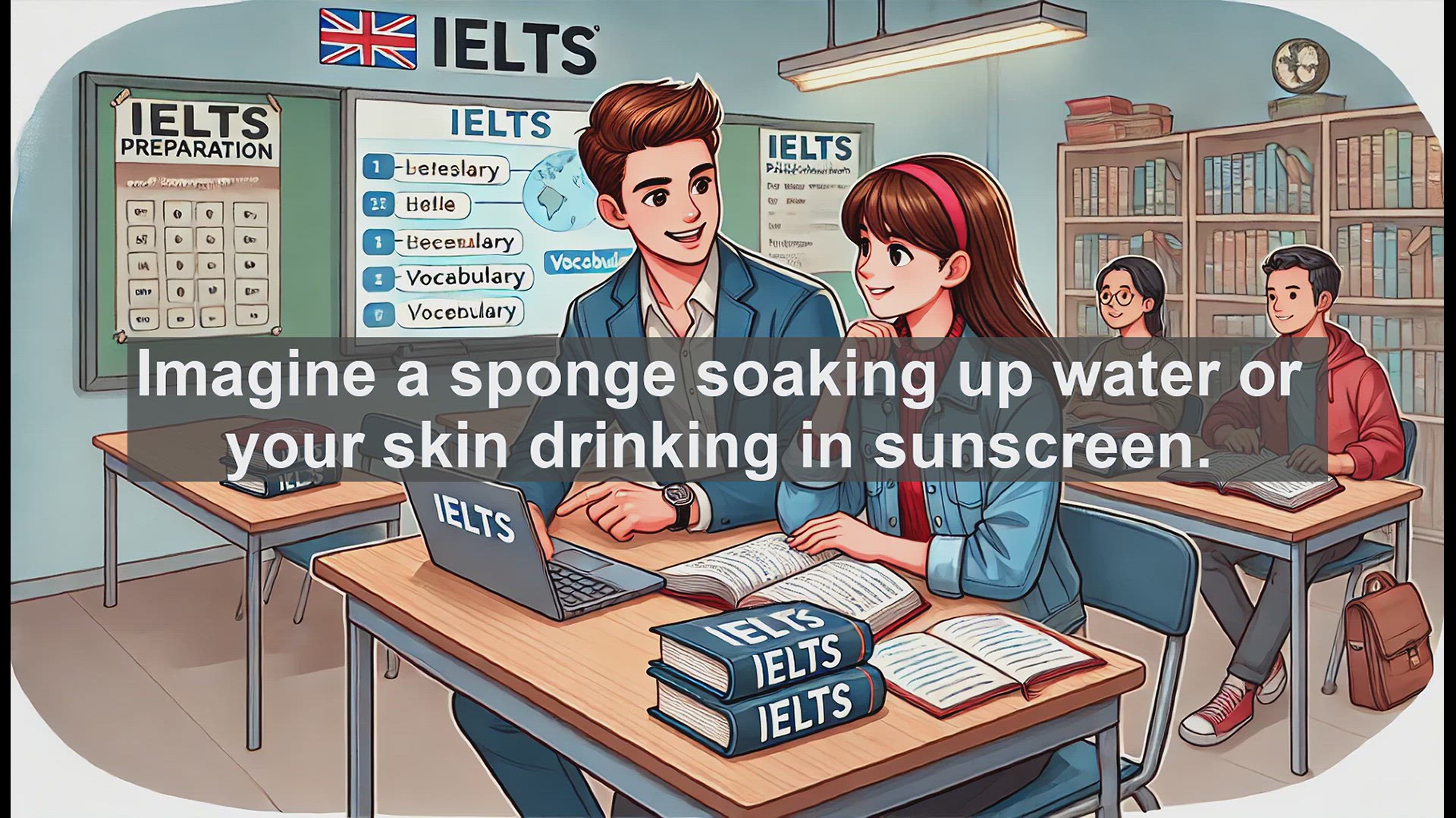 'Video thumbnail for 2500 Must Know IELTS 6.5 Vocabulary - Understanding 'Absorb': Key Vocabulary for IELTS Success'