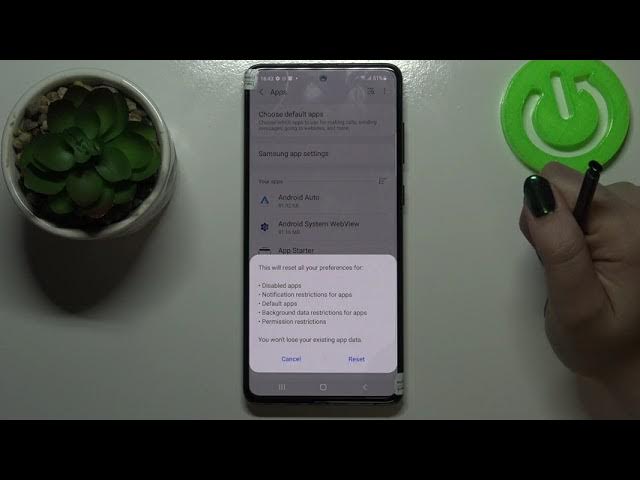 Video thumbnail for How to Reset App Preferences in SAMSUNG Galaxy Note 10 Lite  – Restore Default Preferences