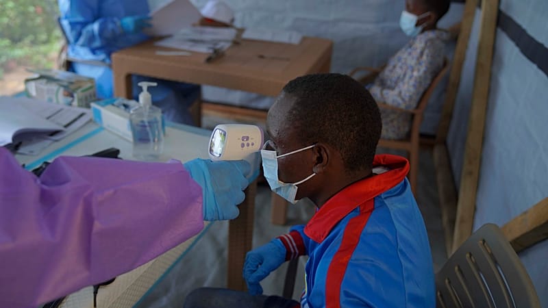 Video thumbnail for New Tumaini Ebola vaccine trial launches in Bunia as DRC struggles