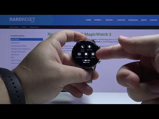 Video thumbnail for How to Activate Do Not Disturb Mode in HONOR MagicWatch 2 – Block Sounds