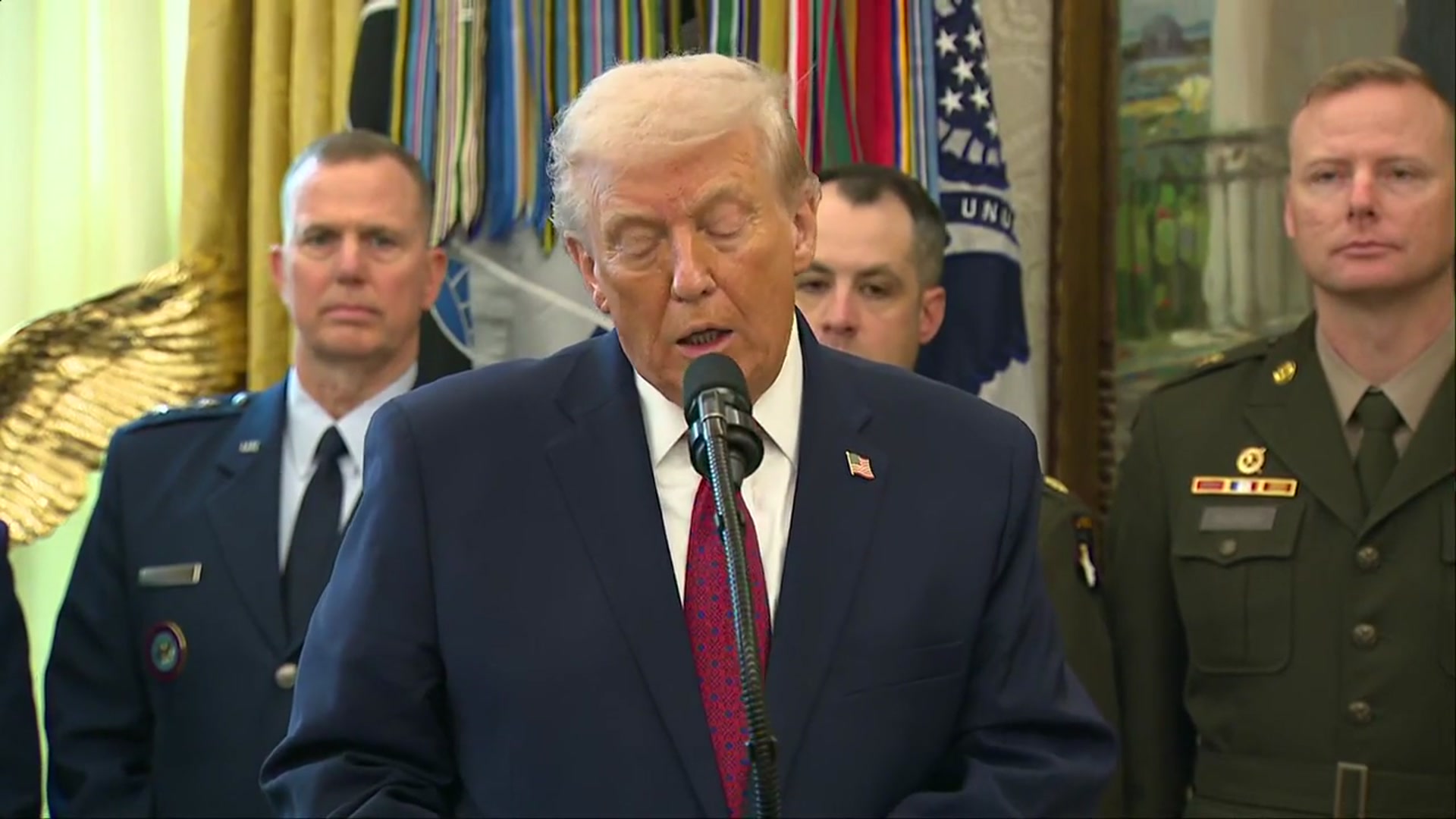 Video thumbnail for RAW VIDEO: Trump signs EO declaring fentanyl a 'weapon of mass destruction'