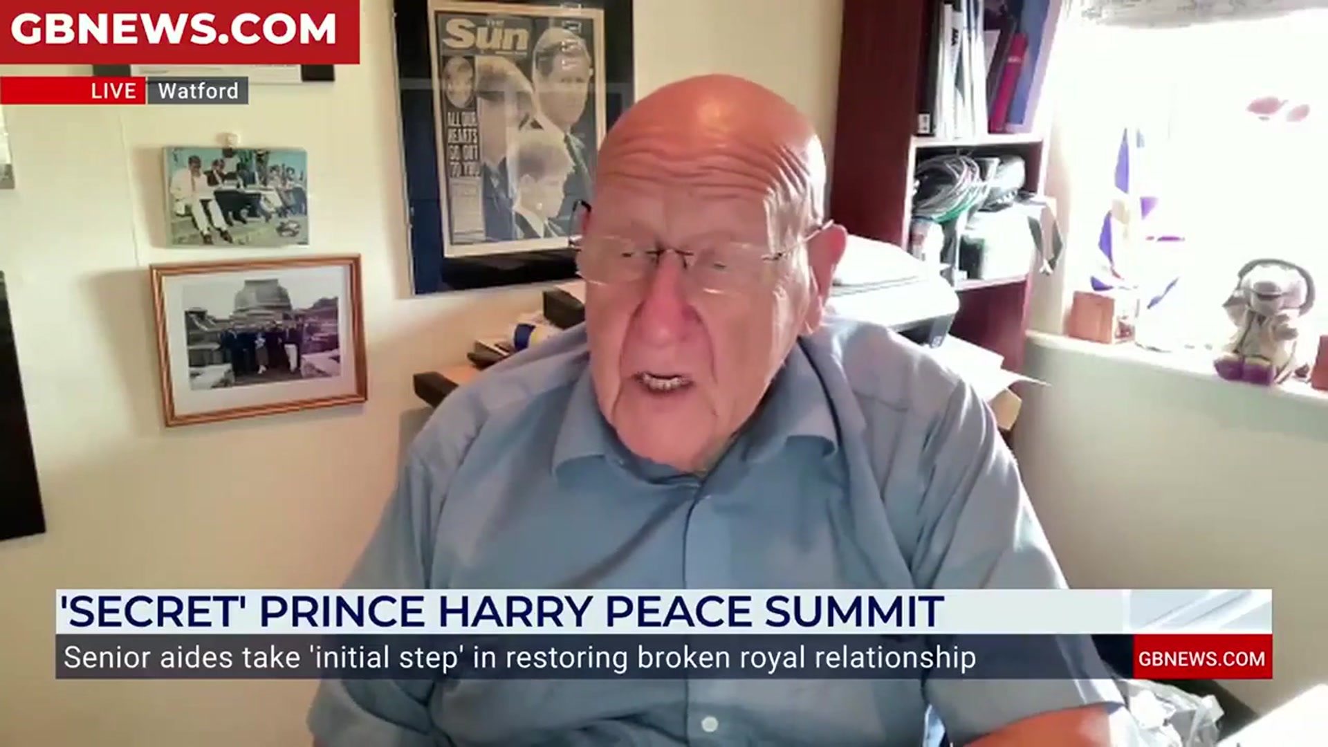 'Video thumbnail for Meghan Markle will 'never return to the UK', Charles Rae tells GB News'