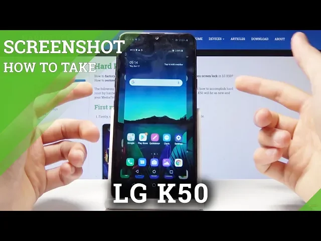 Video thumbnail for How to Grab Screen in LG K50 - Screenshot / Snapshot