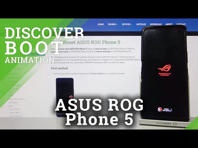 Video thumbnail for Asus Rog Phone 5 - Start up & Boot Animation | Fastest Phone Ever?!